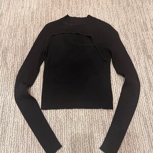 Zara Black Long Sleeve Women's Top